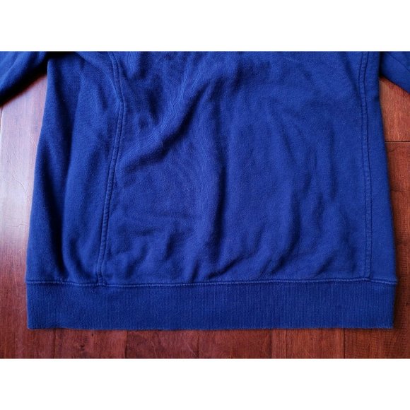 Vineyard Vines Womens Navy Blue & Stripe 1/4 Zip Pullover Shep Sweatshirt Small - Picture 6 of 12